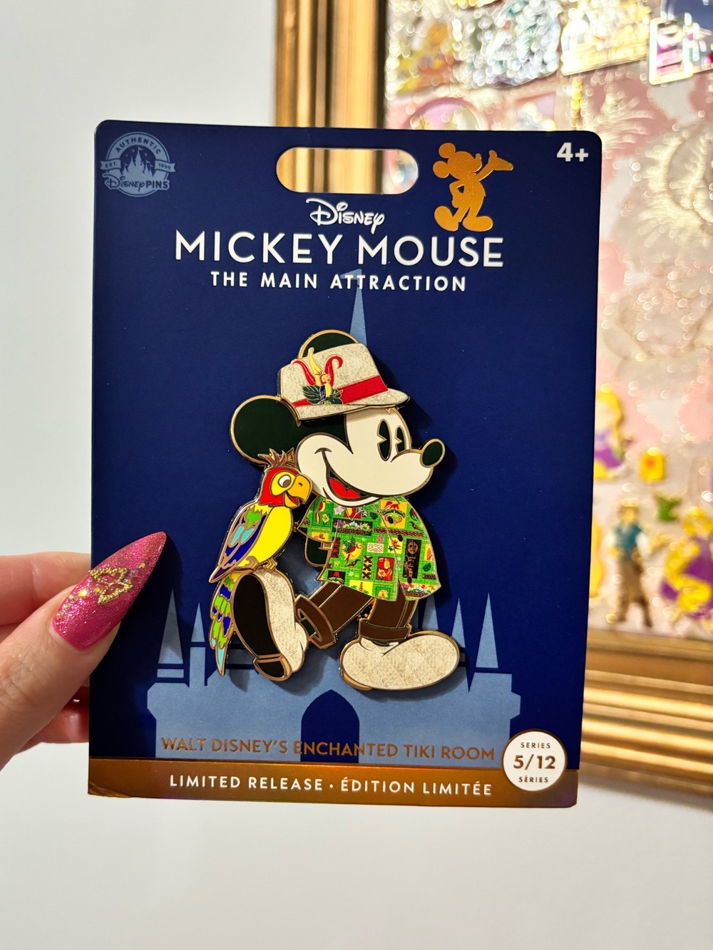 Disney Pin - Mickey Mouse The Main Attraction - Tiki Room